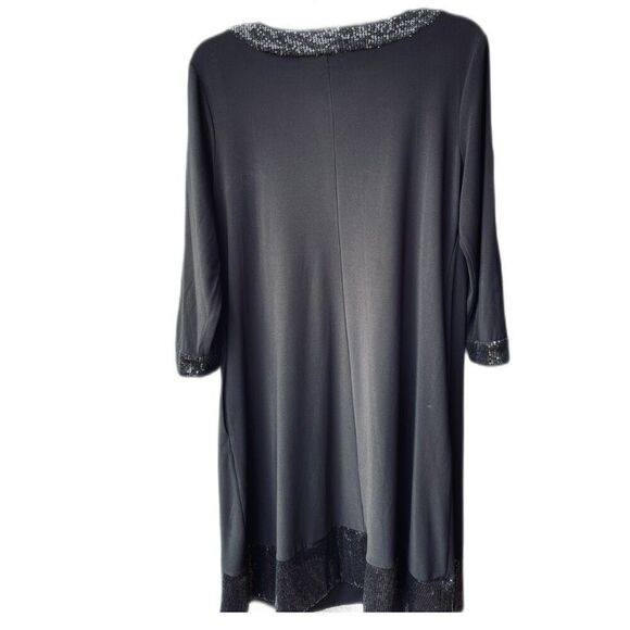 Prelude size 10 shift dress with sequin decor - Picture 2 of 6